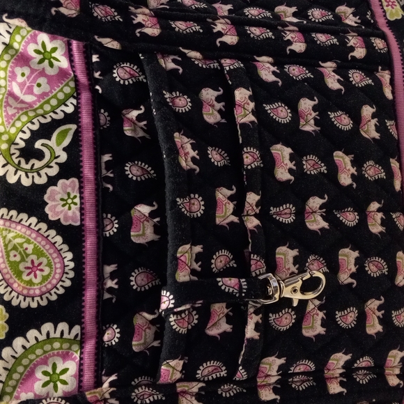 Vera Bradley Bags Retired Vera Bradley Tote Purse Black And Pink